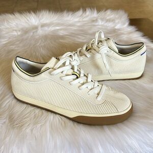 Rothy’s The Lace Up Sneaker Vanilla Low Top Size 10
